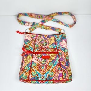 VERA BRADLEY Paisley floral crossbody bag